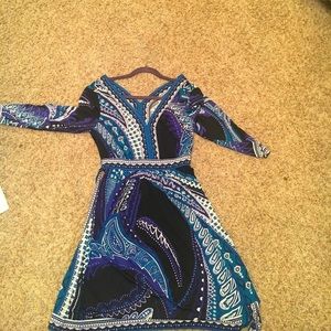 3/4 Paisley print DRESS